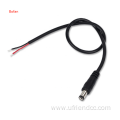 DC5525/DC5521 male plug to open power cable